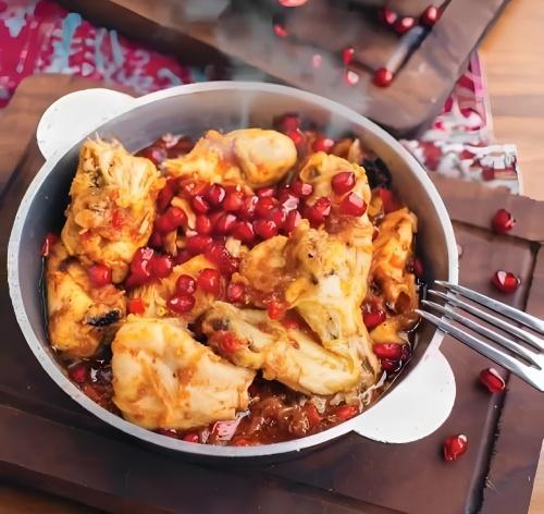 Nar qovurna çolpa ilə