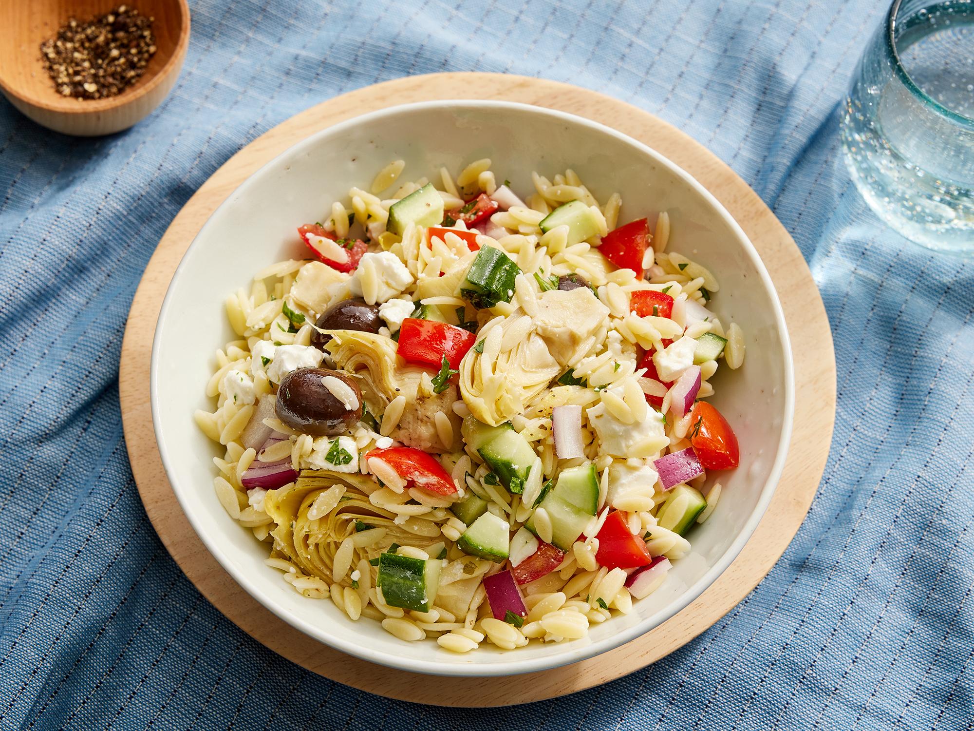 Pendirli buğda salatı