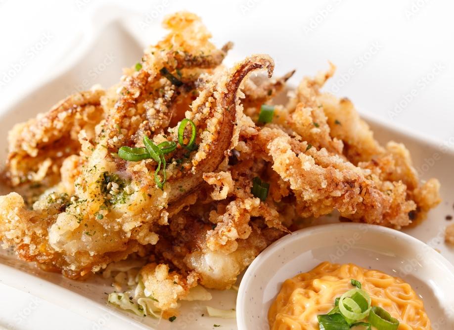 Squid tempura