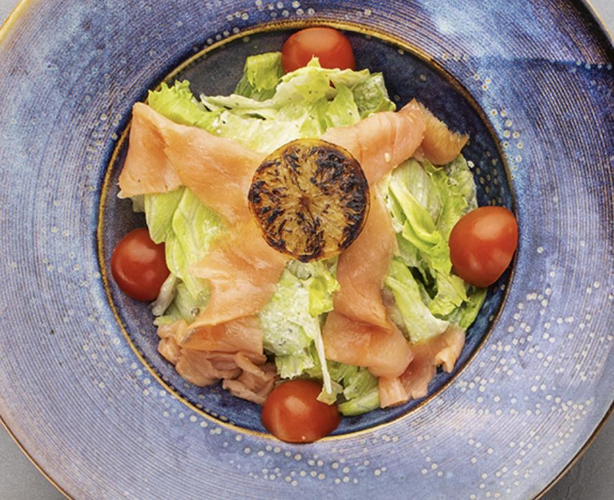 Salmon Caesar Salad