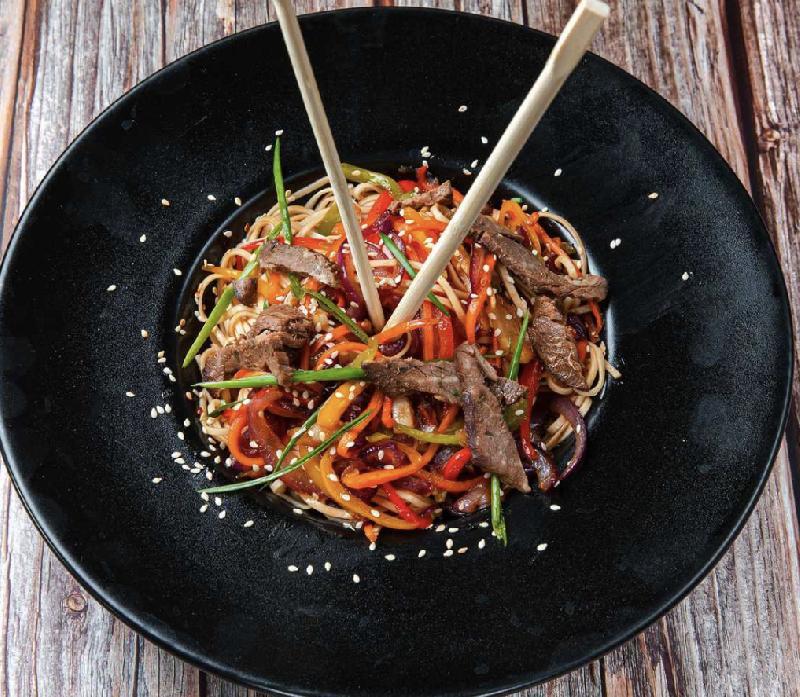 Noodles with meat