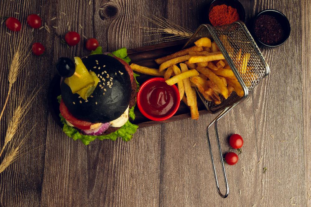 Black burger