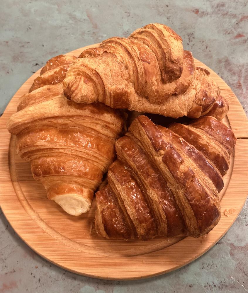 Croissant with cheese