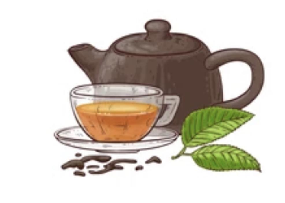 Black tea (teapot)