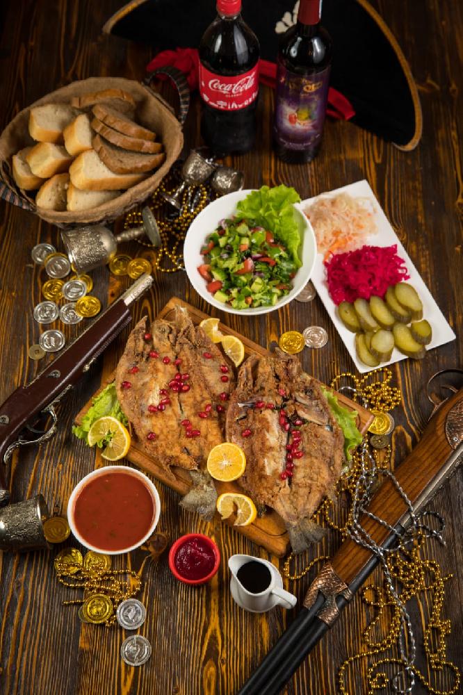 2 nəfərlık balıq set