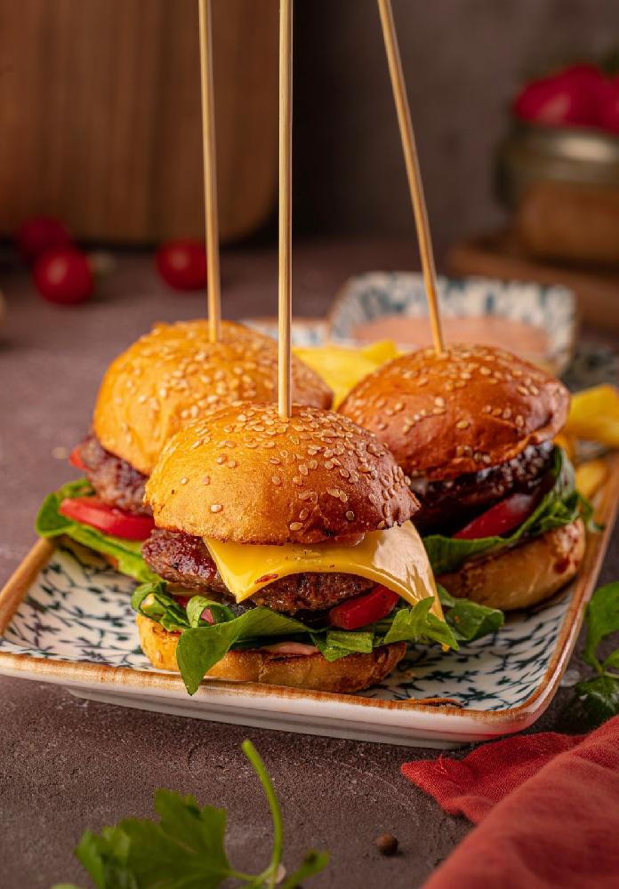 Üçlü Mini Burger 
