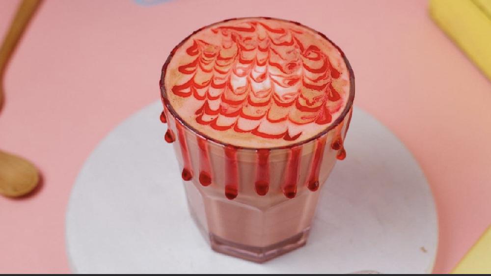 Raspberry Latte