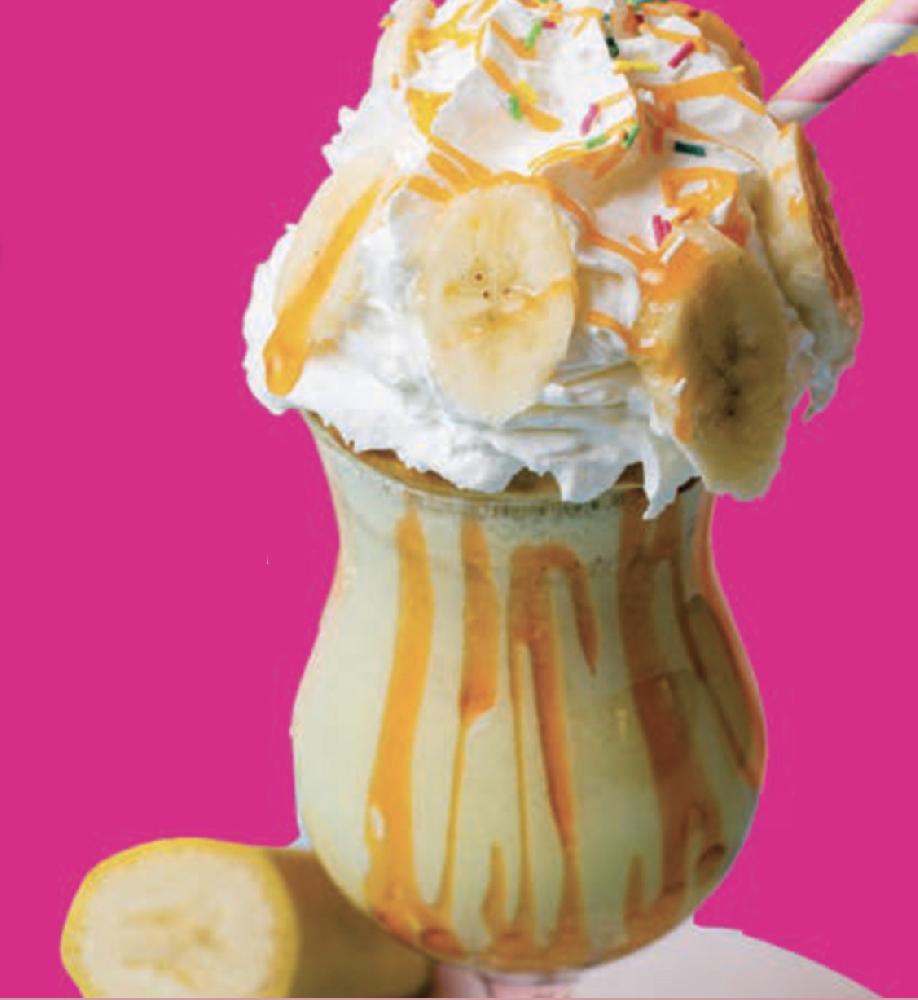 Banana mango Shake