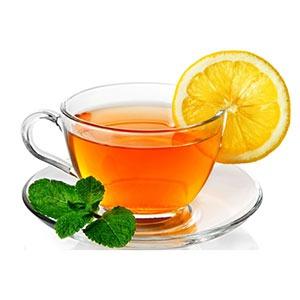 Çay sadə limonla