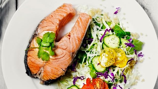 Salmon Steak on Qrill
