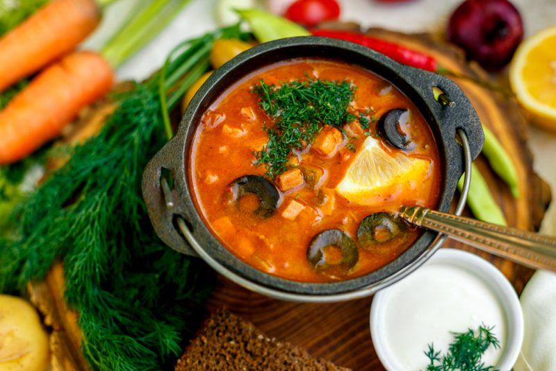 Meat soup :Solyanka: