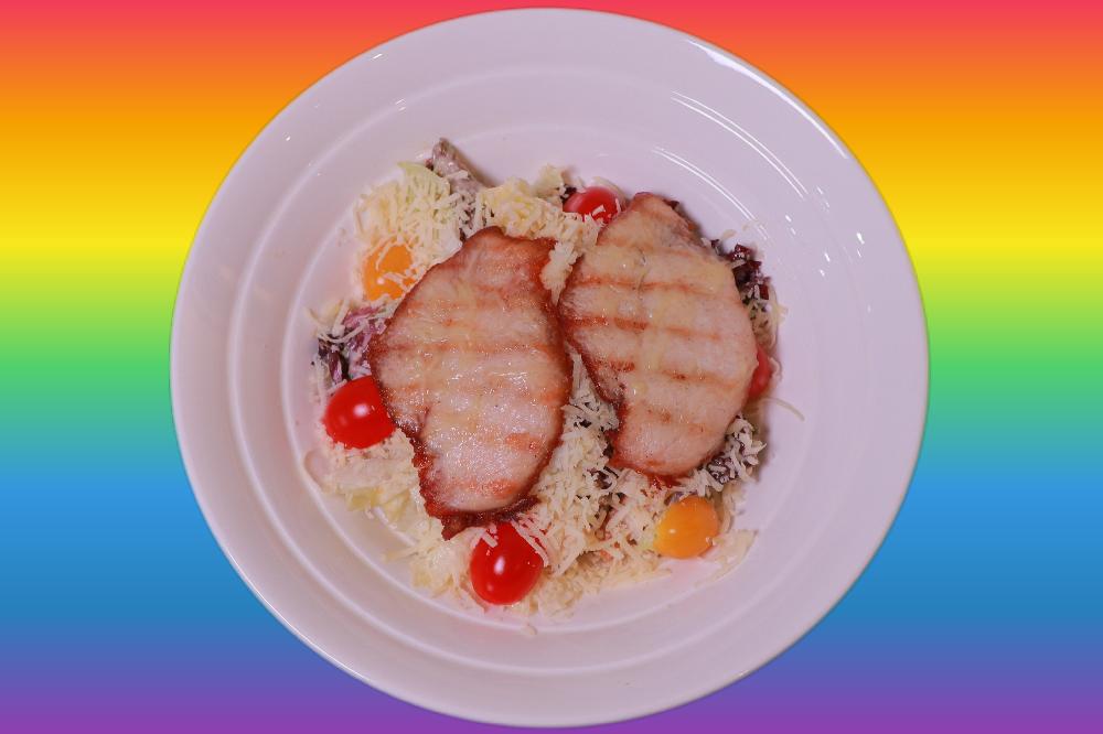 Ceasar chicken calad