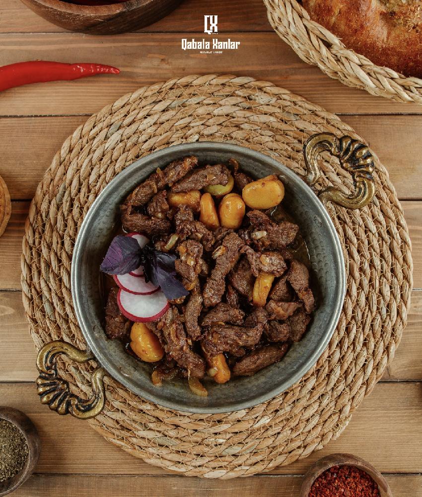 Şabalıdlı dana əti 