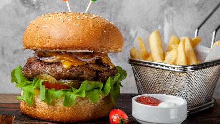 Burger ət 
