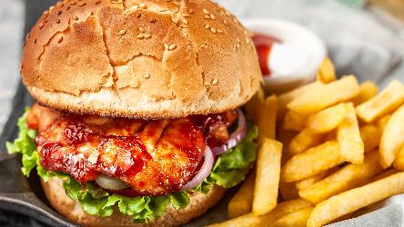 Burger toyuq 