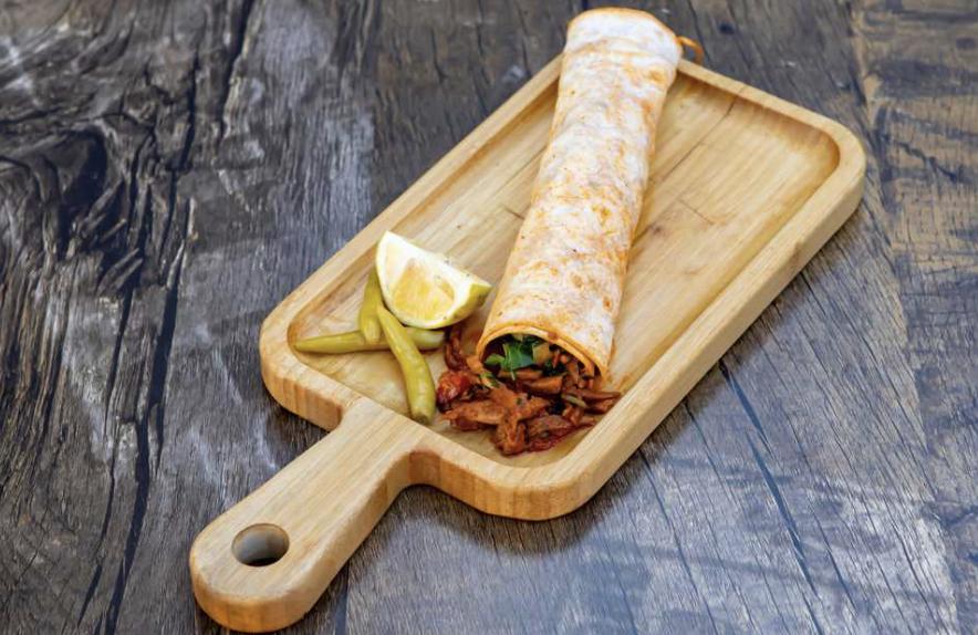 Ət tantuni lavaşda 