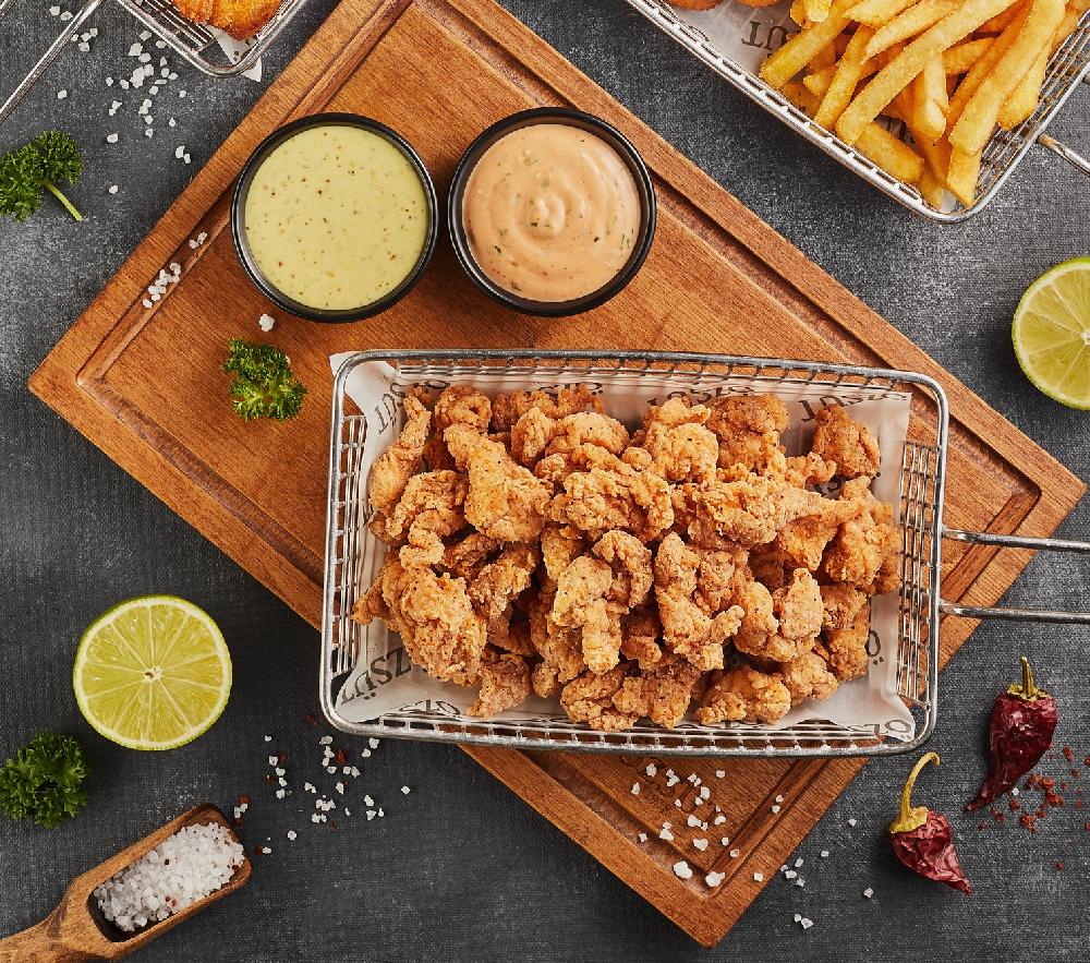 Crispy chicken plate