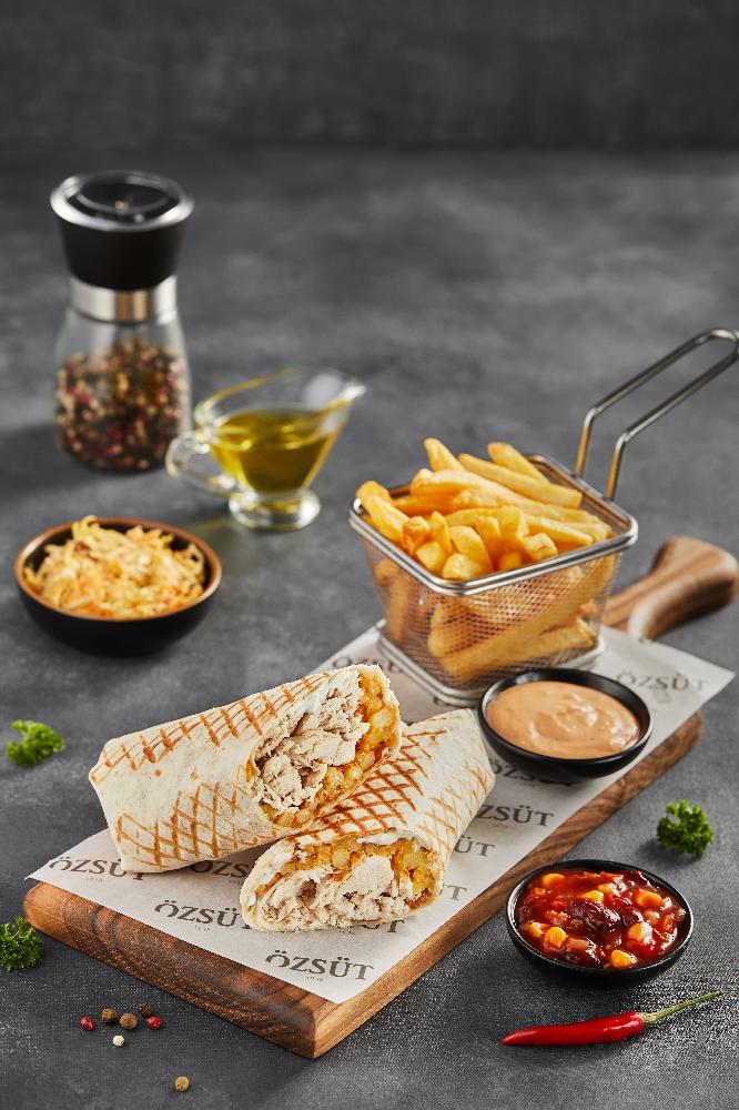 Sarımsaqlı Chicken dürüm