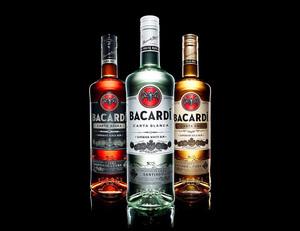 Rum Bacardi Silver/Gold/Black 50 ml 