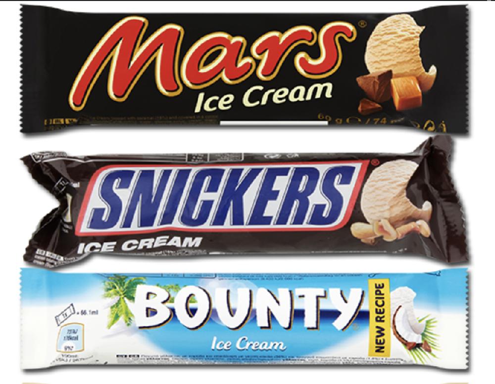 SNİKERS / BAUNTİ / MARS 