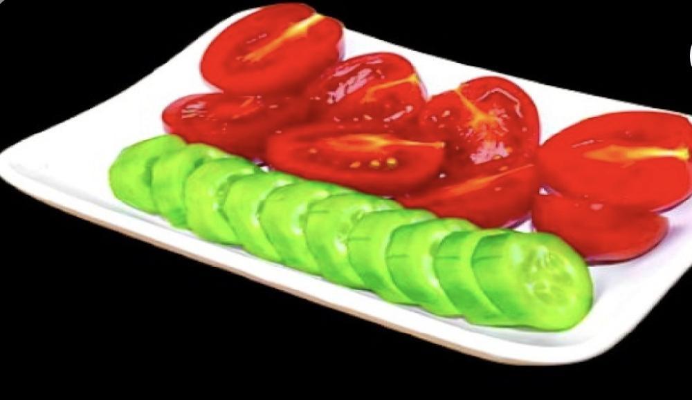 Domates salatalık söğüş