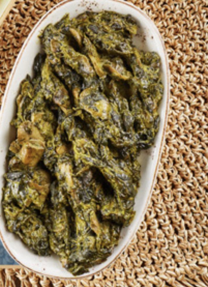 Qaymaqlı ispanaq