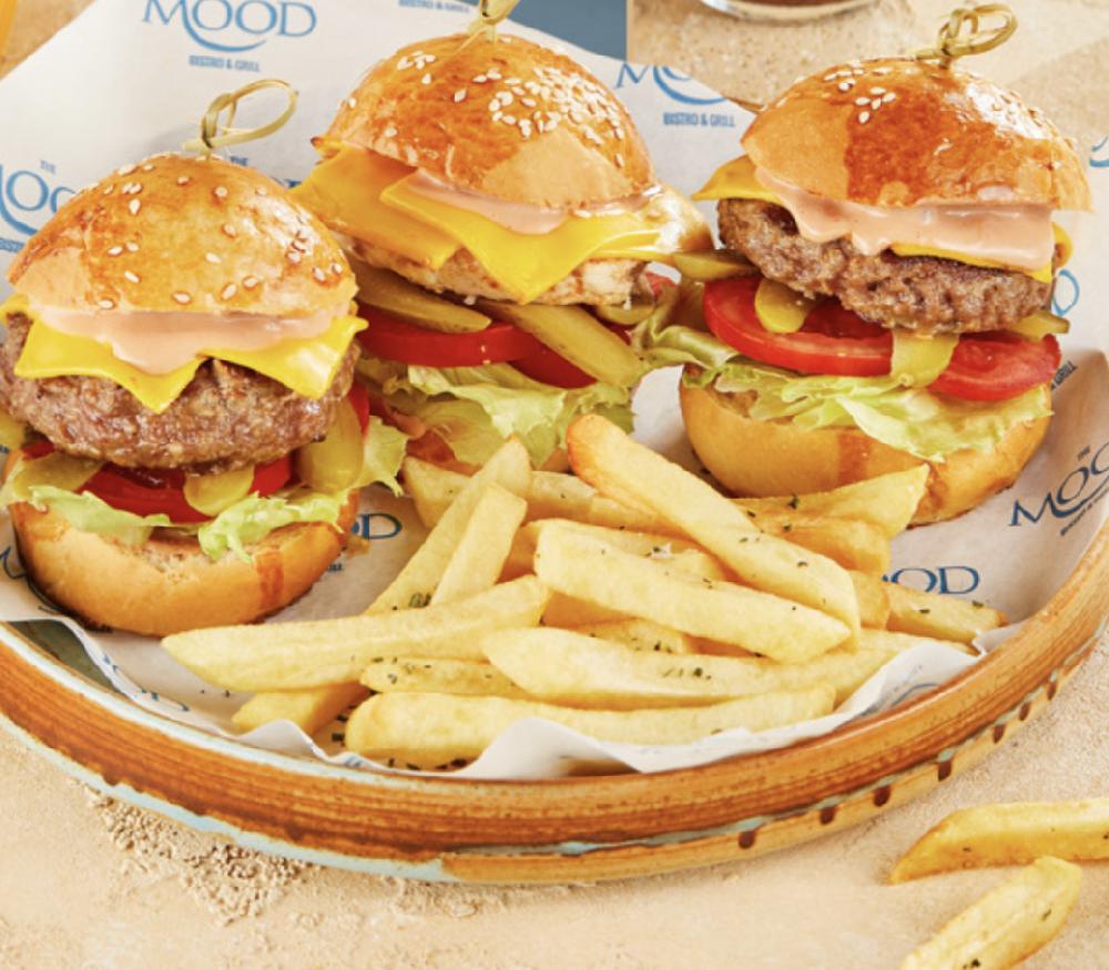 Trio burger