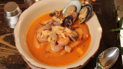FISH TOMATO SOUP WITH SEAFOOD