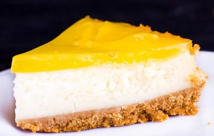 Limonlu cheesecake