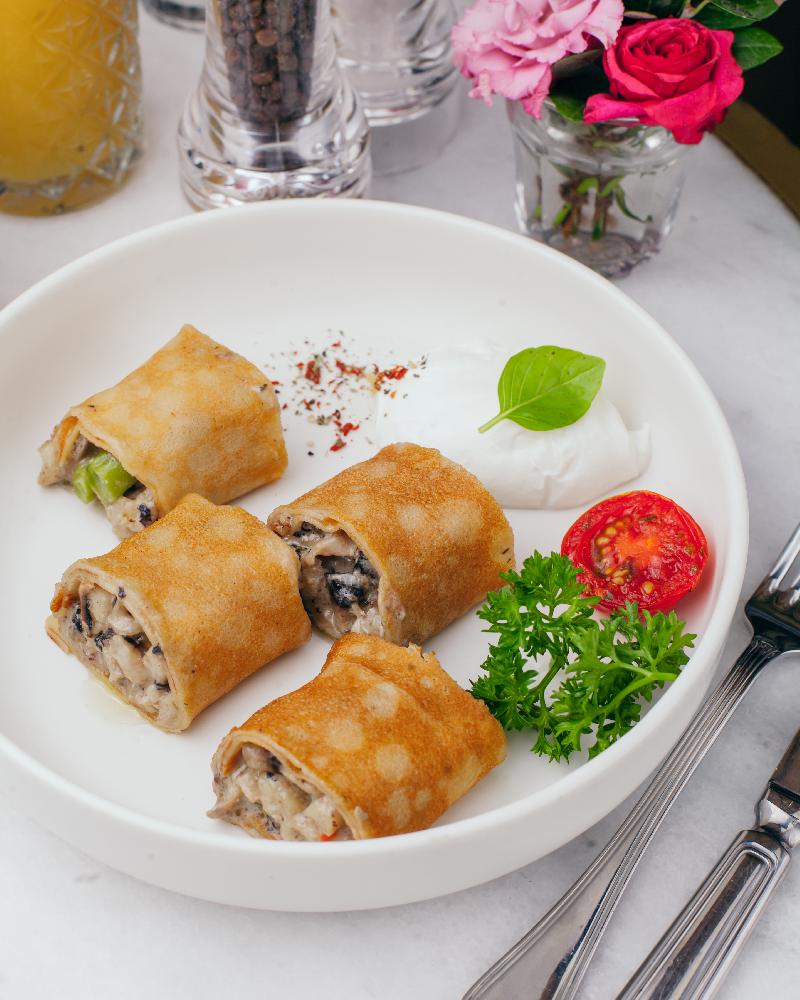 Chicken Crepe Roll