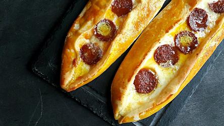 Sucuklu-kaşarlı Pide (350 gr)