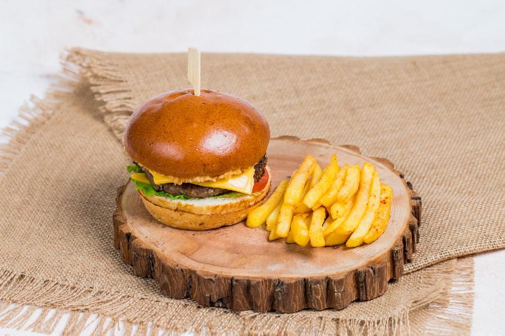 Kids beef burger