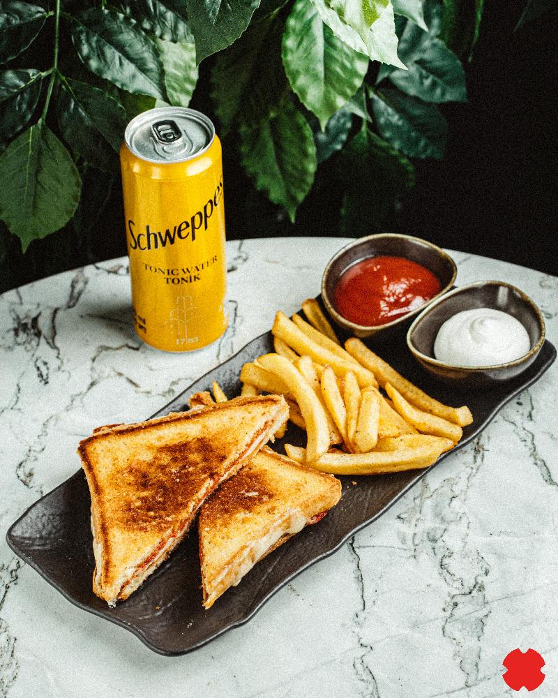 Toast Sucuk with french fries