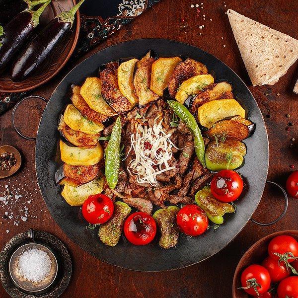 Lamb on saj