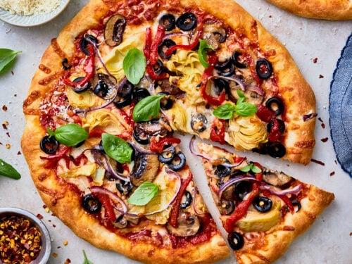 Vegeterian pizza