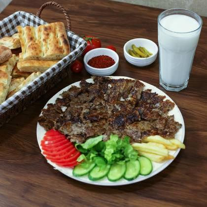 Porsion + sup + salat + içki