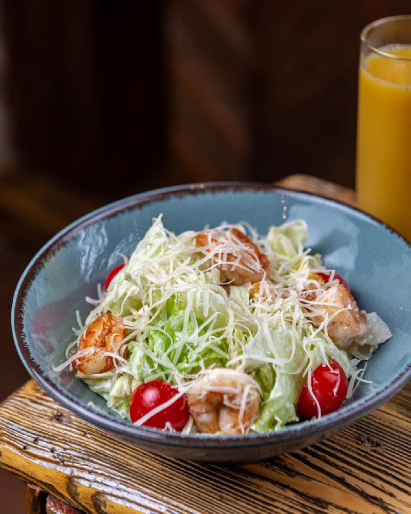 Ceaser with shrimp