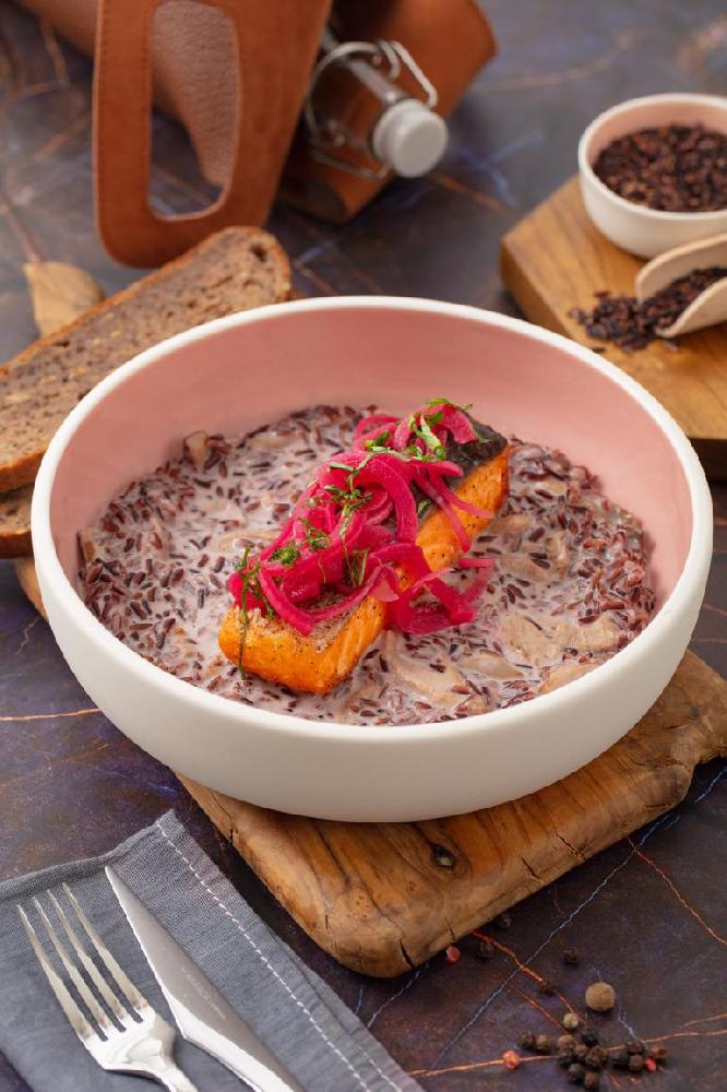 Wild Rice Salmon 