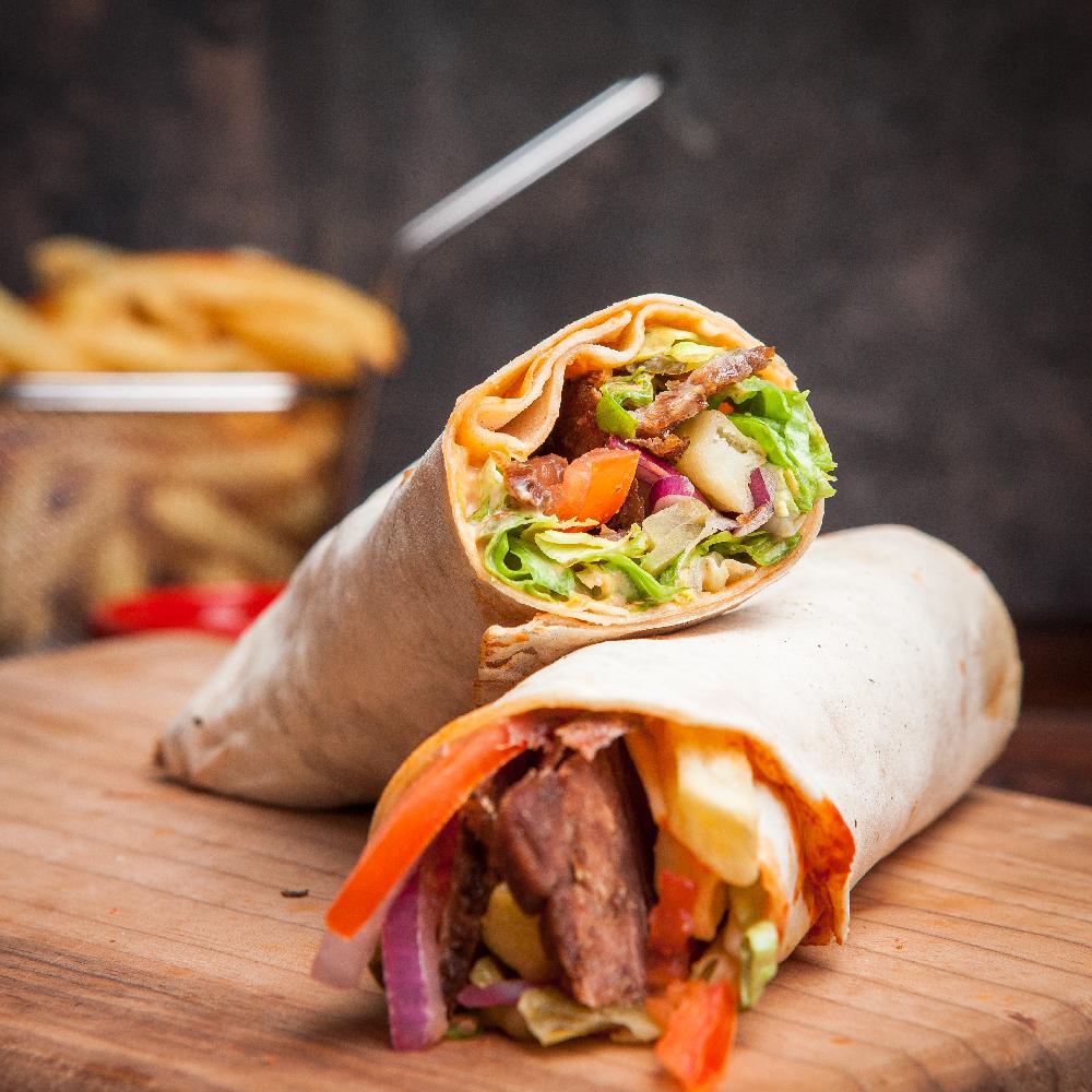 Mal əti fajitas roll