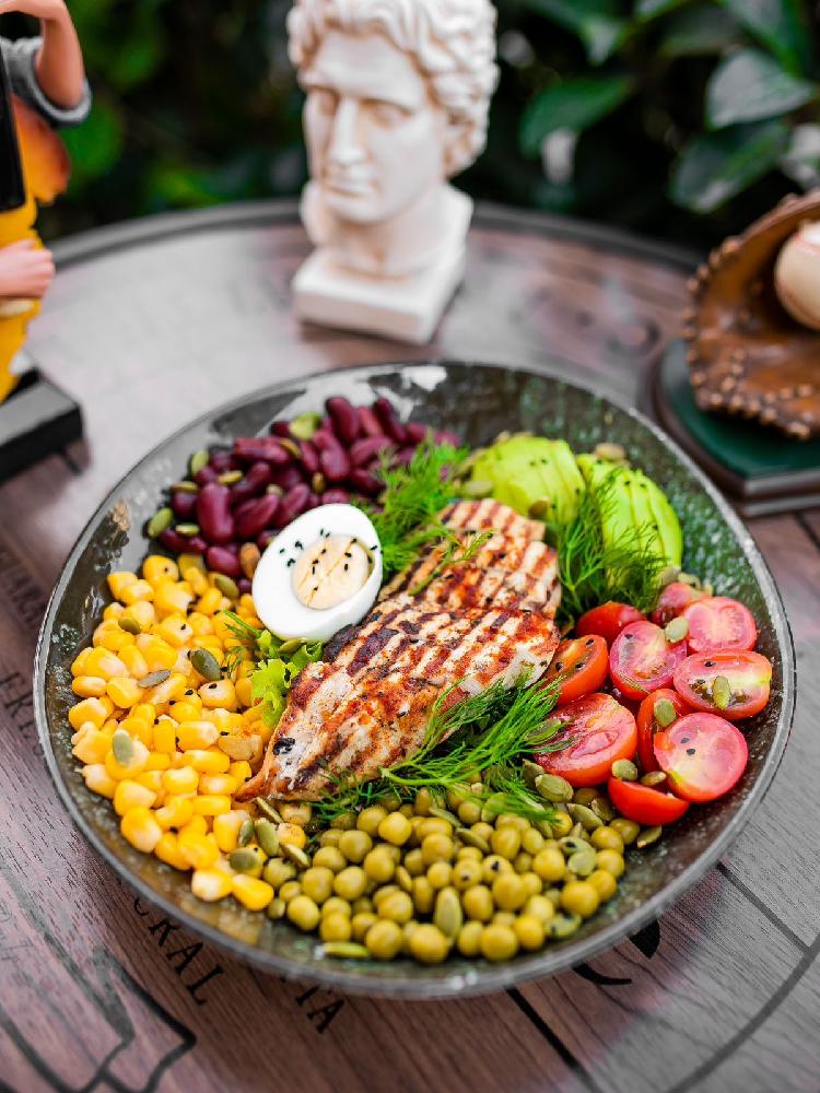 Chicken  egg bowl 