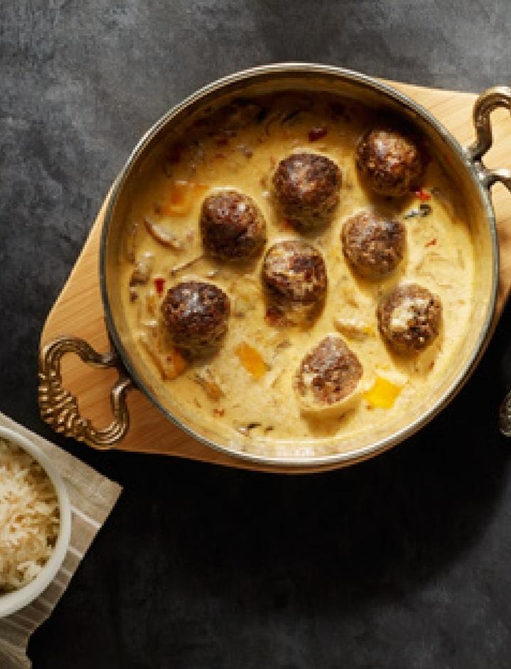 Cheesy and Creamy Meatballs