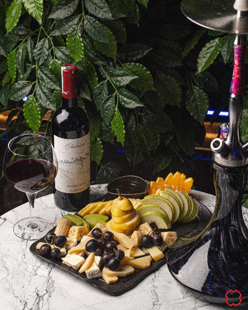 Premium Hookah, Savalan 0,75 L, Cheese-Fruit Plate