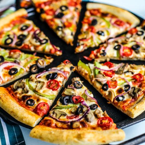 Vegeterian pizza 