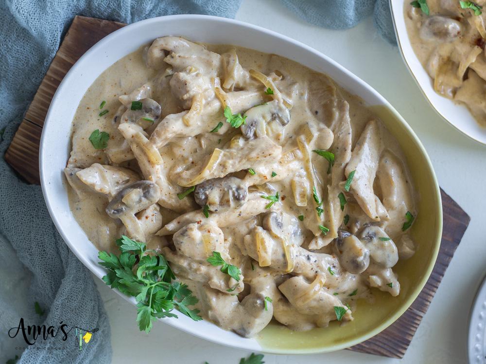 Chicken stroganoff