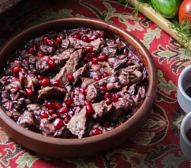 Nar qovurma can əti