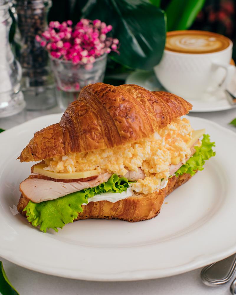 Croissant Scrambled Eggs