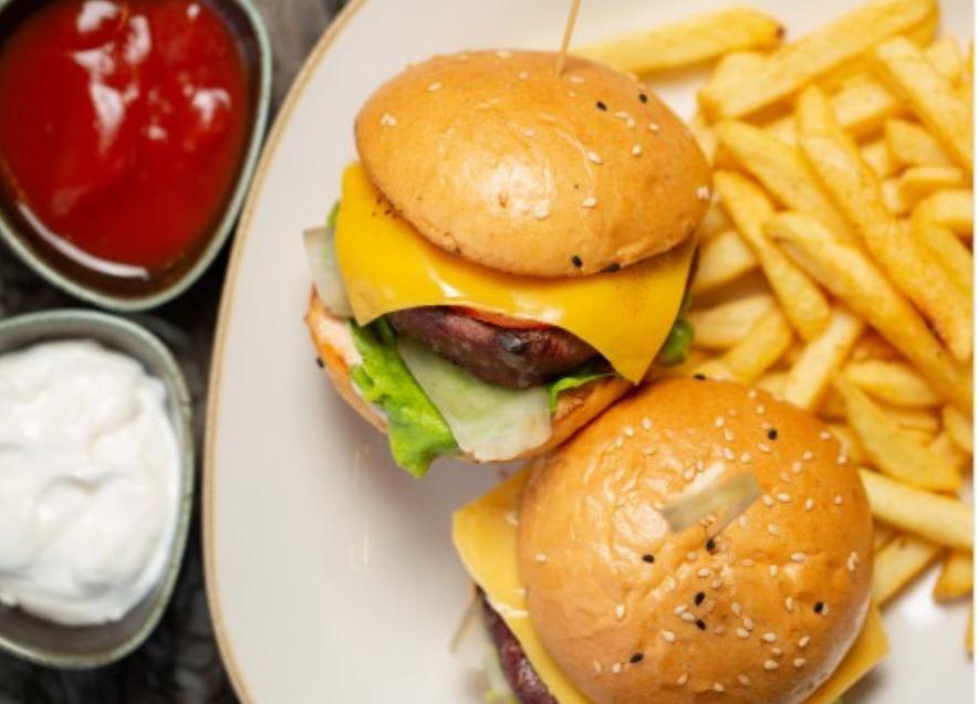 Mini pendirli burger