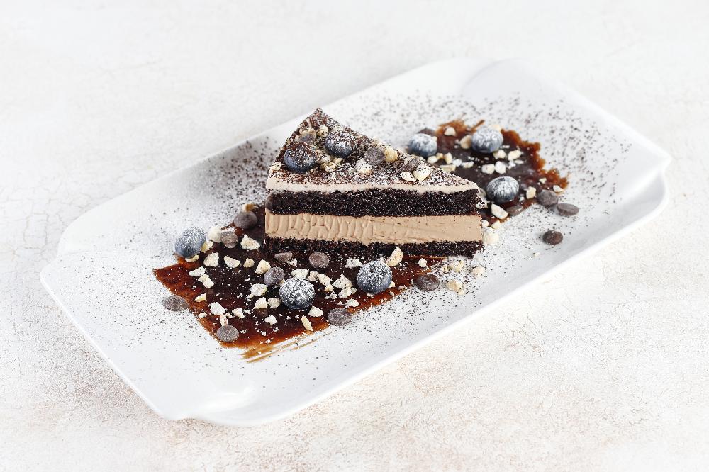 Crêpe cake with Chocolate Mousse