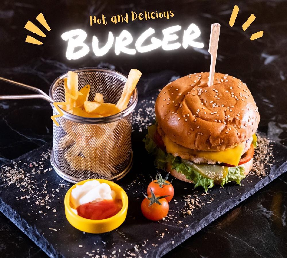 Burger toyuq