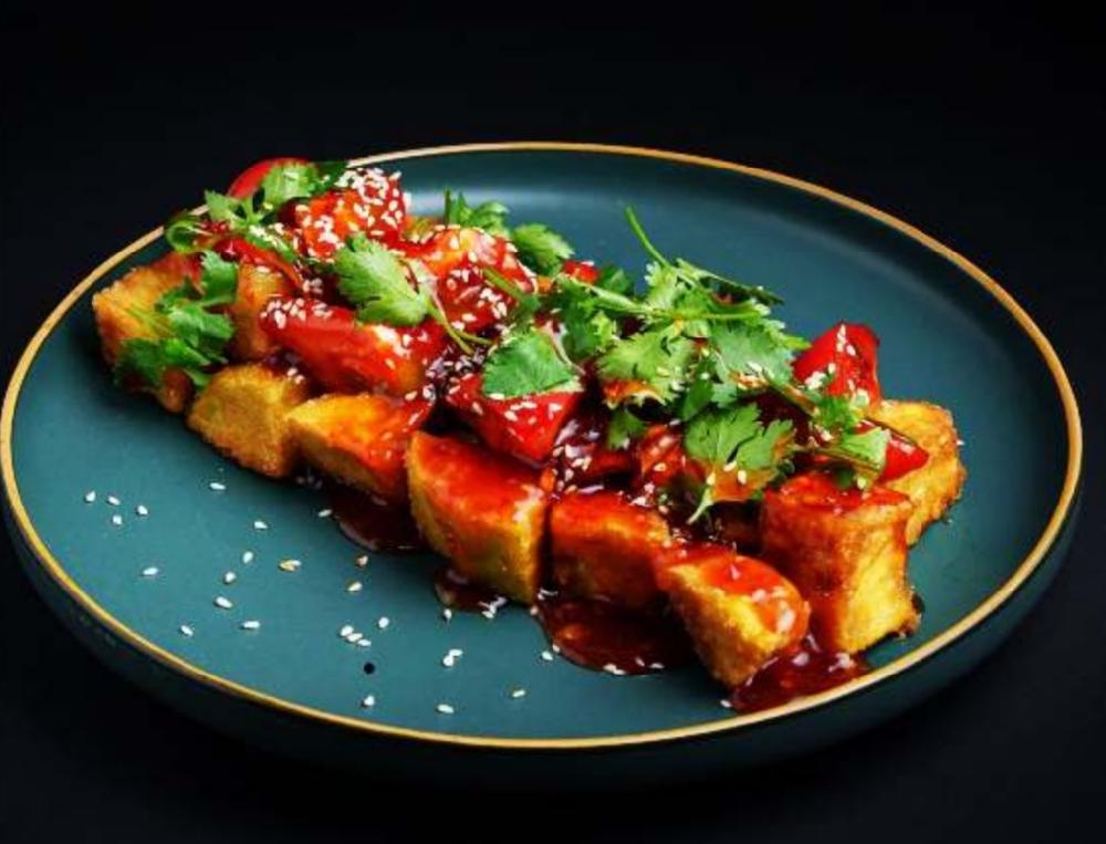 Xırt-xırt badımcan salatı